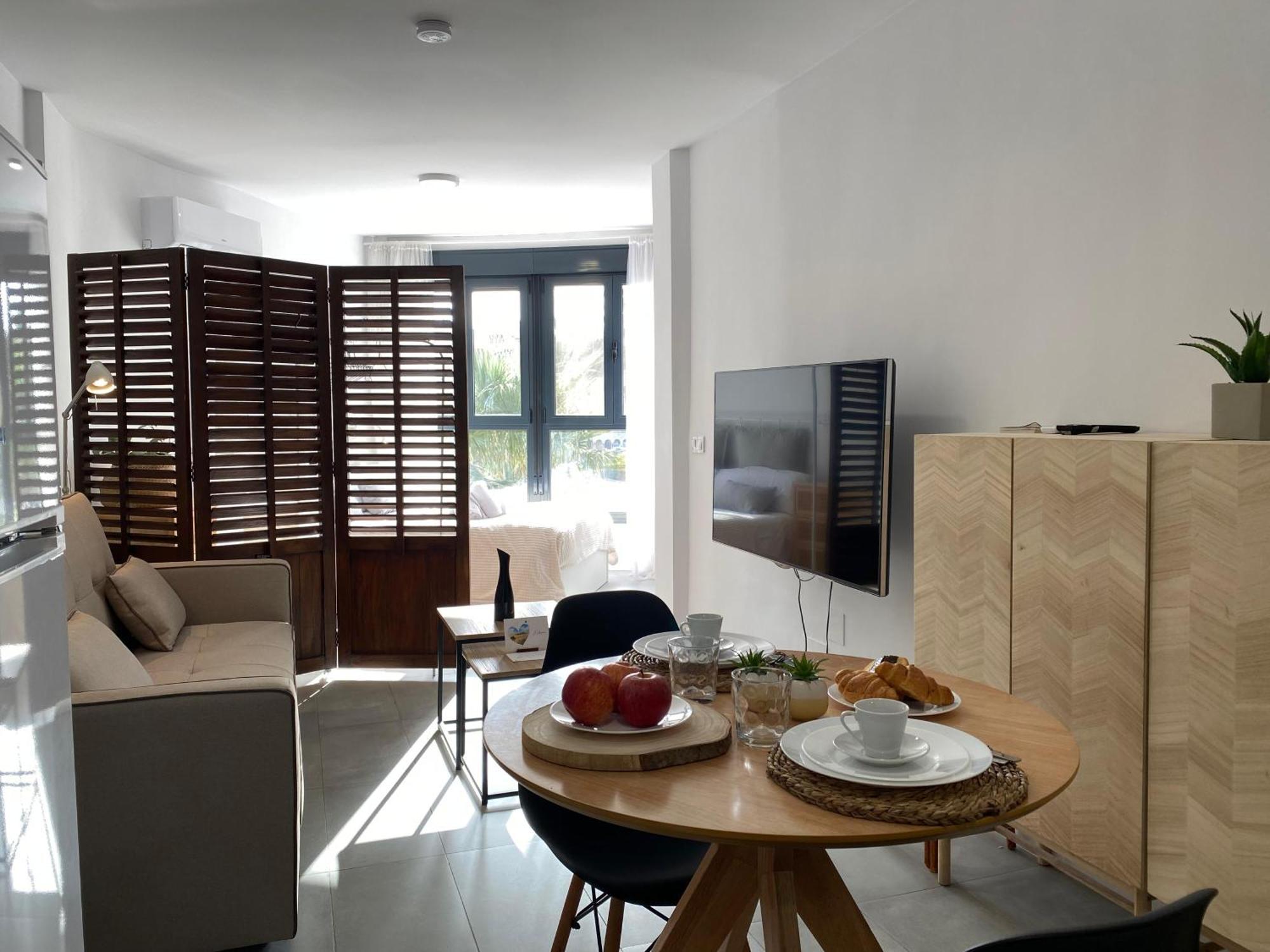 Appartamento Loft primera línea playa, Cabo de Gata, Wifi Retamar  Esterno foto
