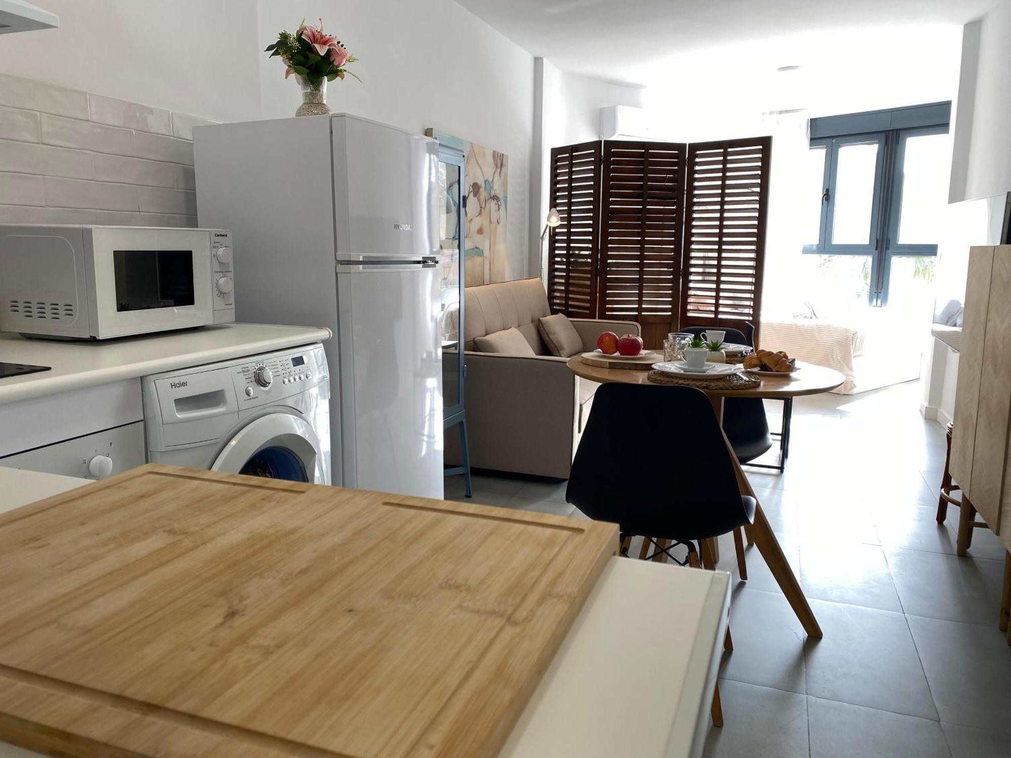 Appartamento Loft primera línea playa, Cabo de Gata, Wifi Retamar  Esterno foto